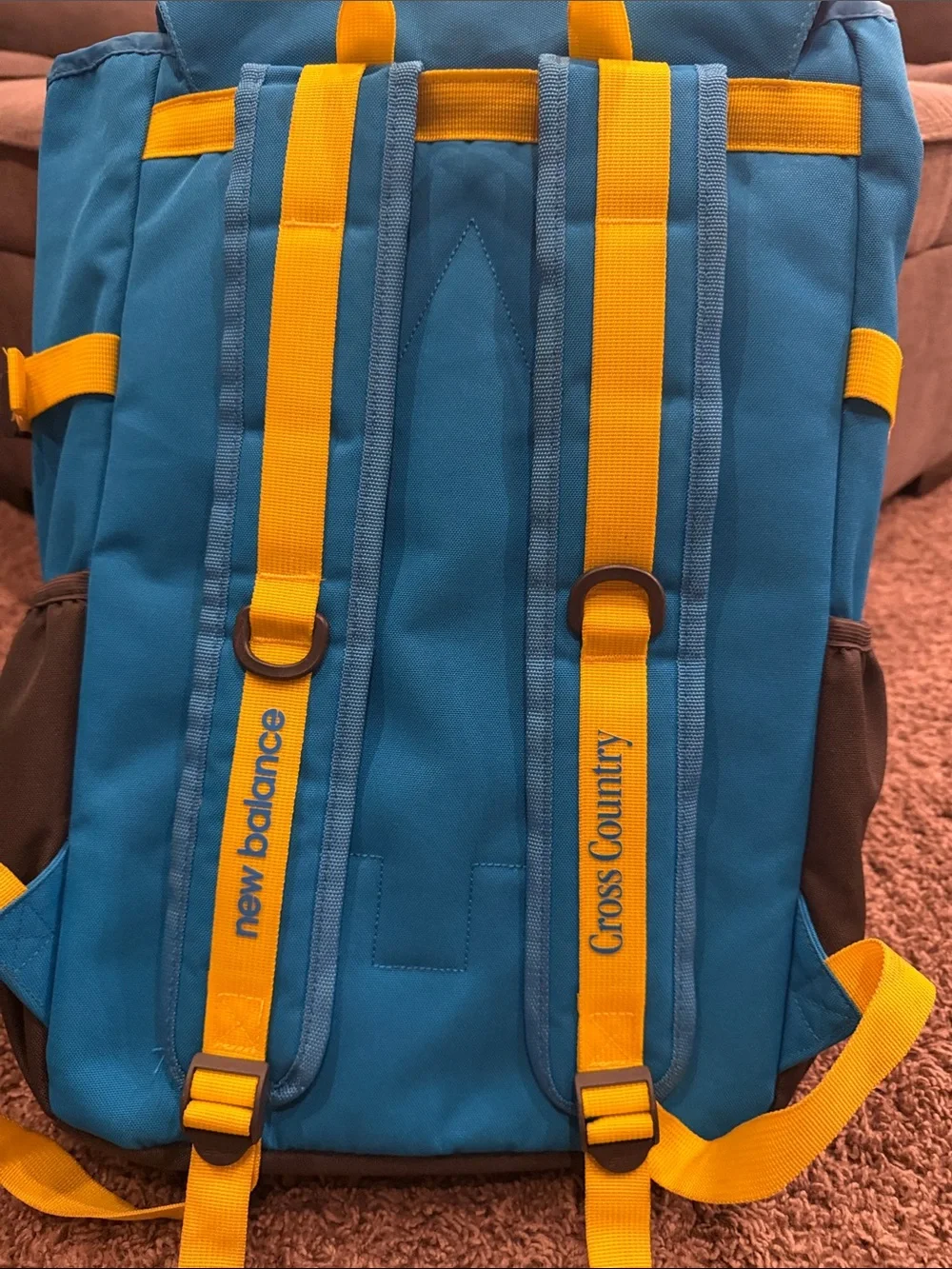 New Balance Teal, Yellow & Gray Cross Country Backpack